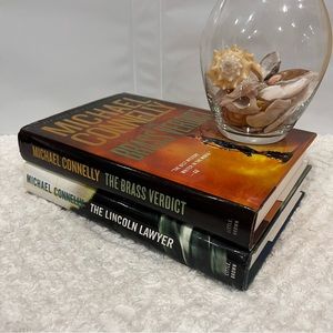 Lincoln Lawyer & The Brass Verdict 2 Michael Connelly's First Edition HCDJ